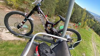 Drammen bike park  NM løypa og Flyt løypa [upl. by Hanahsuar]