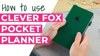 How to Use the Clever Fox Pocket Planner Weekly [upl. by Tymon624]