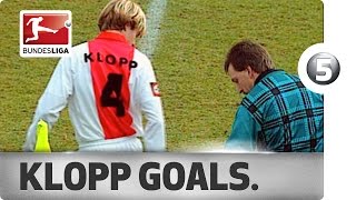 Jürgen Klopp  Top 5 Goals [upl. by Annaynek]