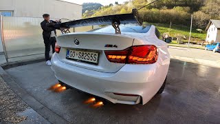 BMW F82 M4 Catless SUPERSPRINT Downpipe 🔥 [upl. by Iruam]