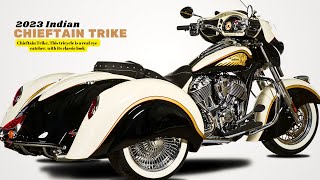 This tricycle is a real eyecatcher with its classic look  2023 Indian Chieftain Trike [upl. by Sorkin]