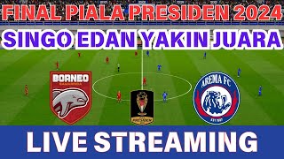 🔴 LIVE BORNEO FC vs AREMA FC  FINAL PIALA PRESIDEN 2024 PES 2021 [upl. by Neelyar]