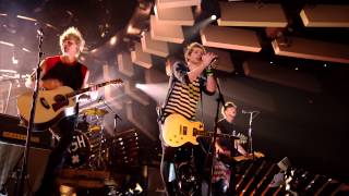 Snippet of 5SOS performing Amnesia at VMAs 2014 HD [upl. by Hoye]