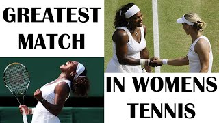 The GREATEST Match in Womens Tennis HISTORY  Serena vs Dementieva  Wimbledon 2009 SemiFinal [upl. by Natlus423]