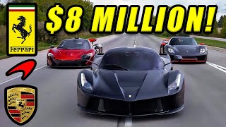 Comparing My Most Expensive Hyper Cars LaFerrari McLaren P1 918 Spyder [upl. by Abibah687]