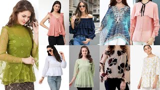 Latest top collections for girls  Tops for girls  Top design for girls  New tops collection 2024 [upl. by Fortunato]