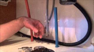 How to Install Pex Pipe Waterlines in Your Home Part 3 Plumbing Tips [upl. by Elfrida798]