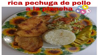 Cómo hacer pechugas de pollo a la plancha [upl. by Ennairak195]