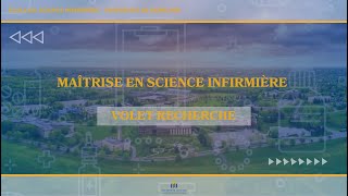 Maîtrise en science infirmière  volet recherche à lUniversité de Moncton [upl. by Lienad948]