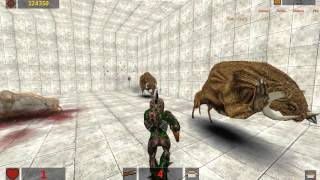 Serious Sam Classics Revolution GamePlay Map PlantnRun v3 2 DLC2 [upl. by Etta704]