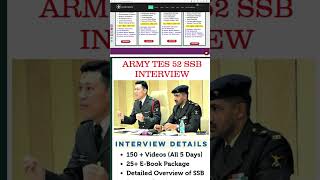 TES 52 SSB INTERVIEW PREPARATION  TES 52 SSB DATES  TES 52 CUT OFF OFFICIAL OUT indianarmy TES [upl. by Lilaj152]