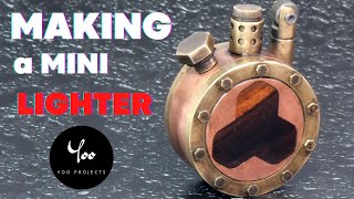 Making Mini Lighter  Steampunk Style [upl. by Tresa]