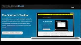 Recruiting Bar Recruiting and Sourcing Toolbar [upl. by Sclater]