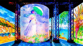 Immersive Live Show at Atelier des Lumières in Paris Monet Chagall Klein [upl. by Kai153]