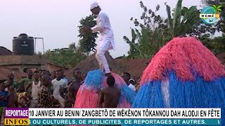 10 JANVIER AU BENIN ZANGBETÔ DE WÊKÊNON TÔKANNOU DAH ALODJI EN ACTION [upl. by Ehcadroj370]