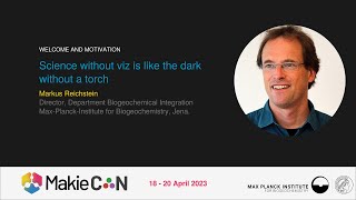 Science without viz is like the dark without a torch  Markus Reichstein  MakieCon 23 [upl. by Harbour]