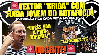 🚨TEXTOR “BRIGA” COM FURIA JOVEM DO BOTAFOGO EM UMA POSTAGEM E GERA DISCUSSAO SEM FIM QUE BIZARRO [upl. by Ailed356]