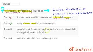 Autoradiography technique is used to [upl. by Bore544]