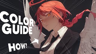 HOW I COLOR MY DRAWINGS  DIGITAL ART HACKS [upl. by Nobie]