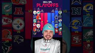 FILLING OUT A 2024 NFL PLAYOFFS BRACKET [upl. by Anaeco166]