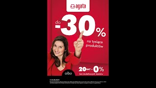 Agata  Rabaty do 30 na tysiące produktów albo 20 rat 0 [upl. by Keener259]