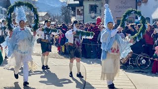 Mittenwald Fasching 2023 Maschkera am quotUnsinnigen Donnerstagquot in 4K [upl. by Ehrenberg]