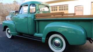 1951 Chevrolet 3100 5 Window Pick Up Truck For SaleStraight 63 On The Tree [upl. by Aniaj]