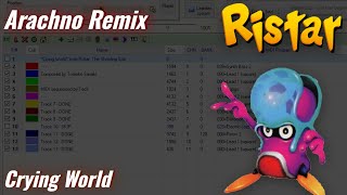 Crying World  Ristar Arachno Soundfont Remix [upl. by Lletnom]