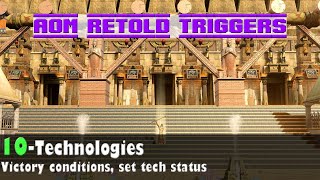 AoM Retold Triggers 10 Technologies and victory conditions [upl. by Culhert]