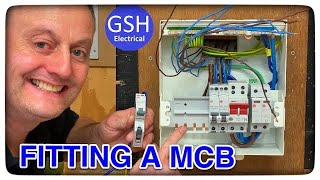 How to Fit a Circuit Breaker MCB RCBO to a Busbar Wylex No Miss Busbar Connection amp Quick Release [upl. by Mallon]