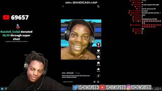 IShowSpeed reacts to Etika [upl. by Sielen710]