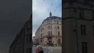 Carfax Tower Street view Oxford walking tour [upl. by Cathee]