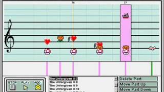 Metallica  The Unforgiven III  Mario Paint Composer [upl. by Valerian]