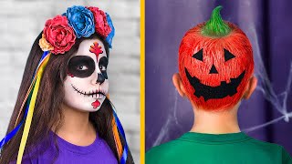 9 Penteados Fofos Para Crianças  Penteados De Halloween [upl. by Most]