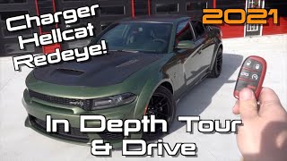 2021 Dodge Charger Hellcat Redeye Start Up Test Drive amp In Depth Tour [upl. by Anrev]