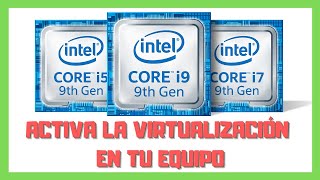 💻 Como ACTIVAR VIRTUALIZACION en Windows 10 Intel VT [upl. by Sherill]