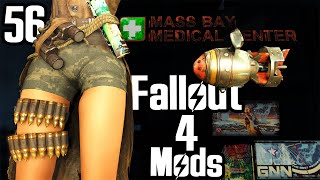 Fallout 4 Mod Review 56  Flying Drones and MacCready Redone CBBE  Boobpocalypse [upl. by Ryan130]