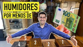 ¿TU PRIMER HUMIDOR  5 HUMIDORES por MENOS de 100€  Cigar Specialist [upl. by Oilcareh935]