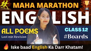 🔥ALL POEMS FAST REVISION For Class 12 Boards By shafaquenaaz ​ [upl. by Gosser]