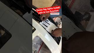 Led fog lamp install in vaneu with hi low function automobile 2024 [upl. by Maure324]