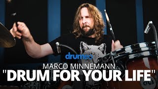 Marco Minnemann  Drum For Your Life Performance [upl. by Enenaej380]