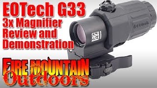 EoTech G33 3x Magnifier by L3  Review and Demonstration [upl. by Ancel]