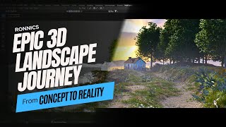 Creating Mesmerizing 3D Landscape Render From Concept to Reality [upl. by Bahner]