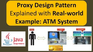 Proxy Design Pattern Explained with Realworld Example ATM System [upl. by Corbet]