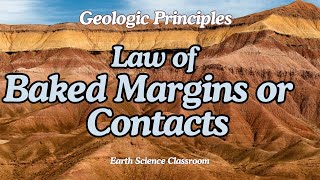 Geologic Principles Law of Baked Margins Or Contacts [upl. by Yebloc]