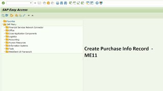 How to create Info Record in SAP MM  Info Record Configuration and creation setting  ME11  ME12 [upl. by Atronna]