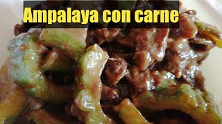 Ampalaya con carnehow to cook ampalaya con carne [upl. by Lepine]