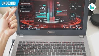 Asus Strix GL502V Gaming Laptop  Unboxing en español [upl. by Hamilton]