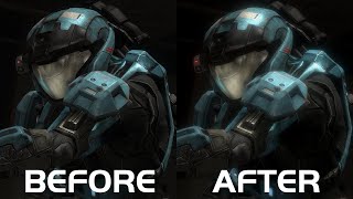 Halo Reach MCC Update  Lighting Bloom Comparison [upl. by Nimzay492]