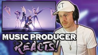 Music Producer Reacts to KDA  POPSTARS ft Madison Beer GIDLE Jaira Burns [upl. by Philipines]